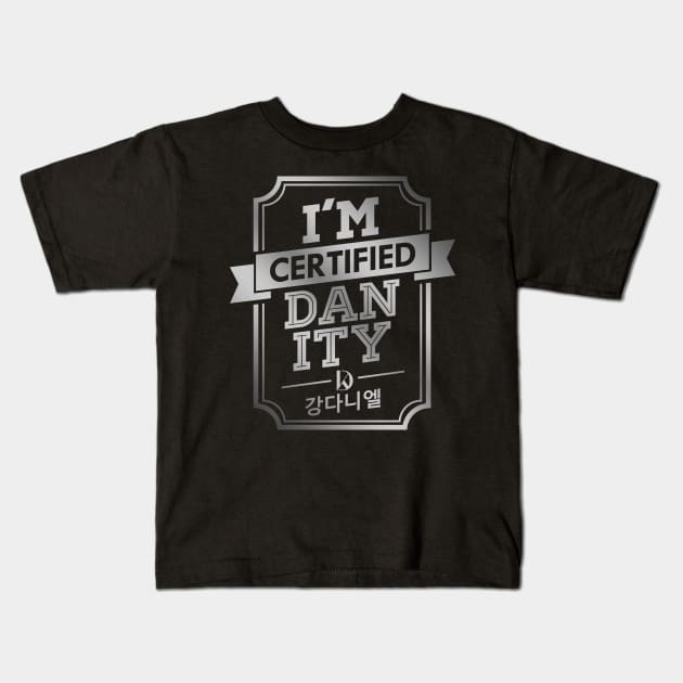 Certified KANG DANIEL DANITY Kids T-Shirt by skeletonvenus